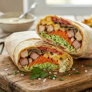 Шаурма асорті свиняча