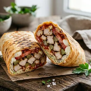 Шаурма сирна без капусти
