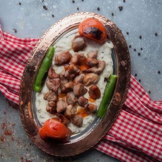 Курячі сердця WOK з овочами та вершковим соусом