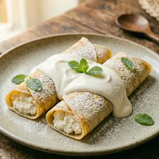 Млинці з сиром