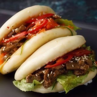 Булочки бао з телятиною (2 шт, 300г)