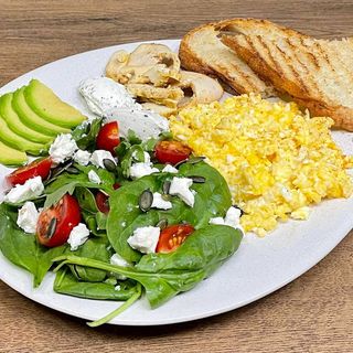 Скрембл з куркою