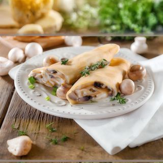 Млинець з шинкою, грибами та Моцареллою (290г)