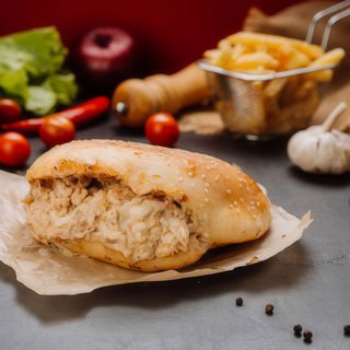 Дьонер з куркою подвійний