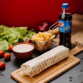 Шаурмішка зі свининою меню