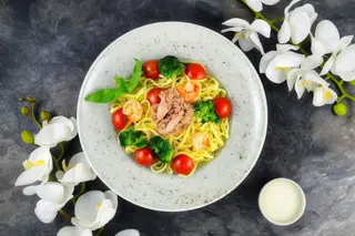Паста з тунцем та креветками (430г)