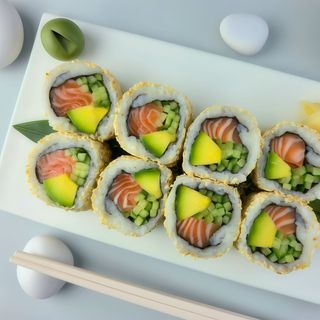 Каліфорнія з лососем (315г)