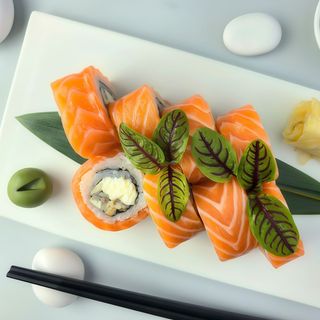 Філадельфія з лососем та вугром (330г)