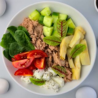 Поке з консервованим тунцем та артишоками (390г)