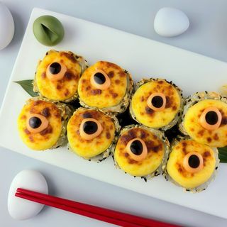 Запечений рол з лососем (350г)