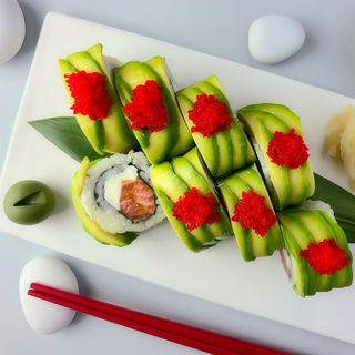 Green рол з лососем (330г)