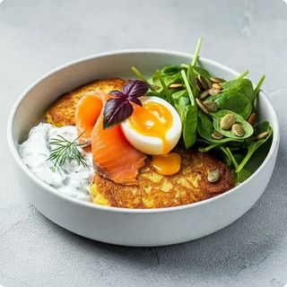 Деруни з лососем та рікотою 265г