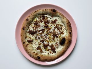 Піца з лисичками