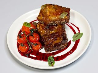 Свинячі ребра томлені у віскі