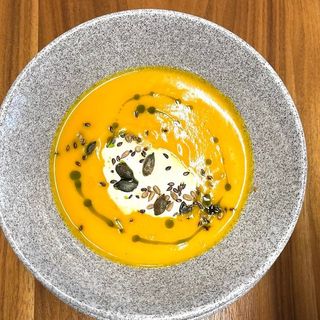 Крем з гарбуза та страчателлою