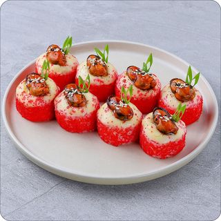 Запечений рол з мідією