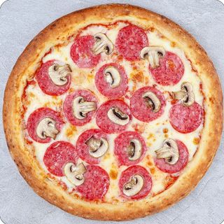 Піца Салямі з грибами 40 см