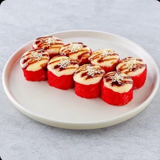 Запечений рол з лососем