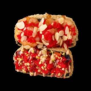 Суші-бургер преміум з креветкою і лососем (640 г)