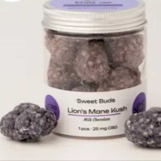 CBD Цукерки-бутони "Lions Mane Kush" , 25 мг КБД, 0.5 г їжовика гребінчастого - 1 шт