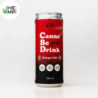 CBD Кола "CannaBeDrink COLA" 50 мг CBD, 200 мг кофеїн, 330 мл