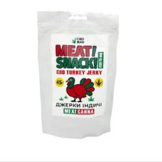 CBD джерки з індички "MexiCanna" - 75 мг КБД, 45 г