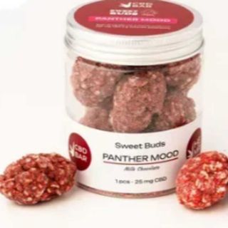 CBD Цукерки-бутони "Panther Mood", 25 мг КБД, 0.5 г мухомора пантерного - 1 шт