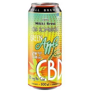 CBD Kombucha Green Apple Kiwi 0.5 л з/б (38 mg CBD)