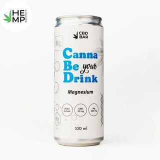 CBD лимонад "CannaBeDrink Magnezium" 50 мг КБД, 200 мг Магній, 330 ml