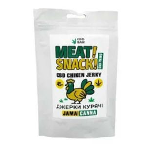 CBD джерки з курки "JamaiCanna" - 75 мг КБД, 45 г