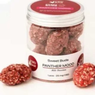 CBD Цукерки-бутони "Panther Mood", 25 мг КБД, 0.5 г мухомора пантерного - 1 шт
