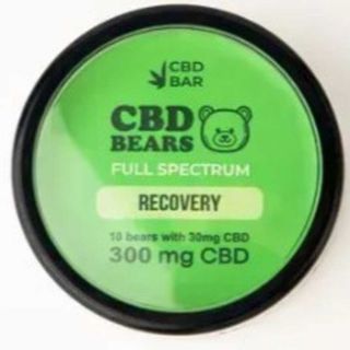 CBD Full Spectrum желейні ведмедики "Recovery", 300 мг КБД, яблуко, 10 шт