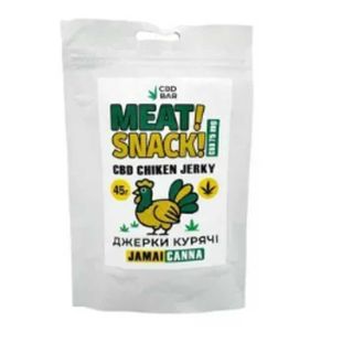 CBD джерки з курки "JamaiCanna" - 75 мг КБД, 45 г