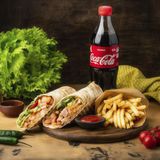 Комбо "Асорті+фрі+соус+кола"