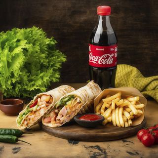 Комбо "XXL+фрі+соус+кола"