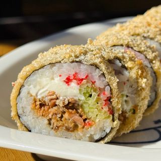 Теплий зі смаженим лососем