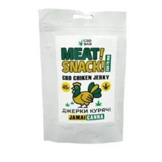 CBD джерки з курки "JamaiCanna" - 75 мг КБД, 45 г