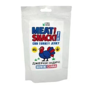 CBD джерки з індички "DominiCanna" - 75 мг КБД, 45 г