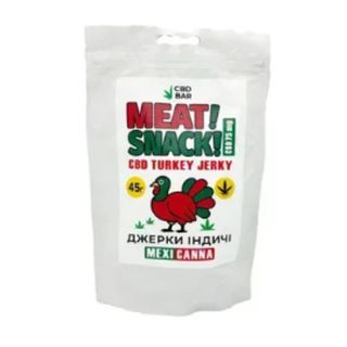 CBD джерки з індички "MexiCanna" - 75 мг КБД, 45 г
