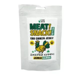 CBD джерки з курки "JamaiCanna" - 75 мг КБД, 45 г