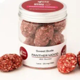 CBD Цукерки-бутони "Panther Mood", 25 мг КБД, 0.5 г мухомора пантерного - 1 шт