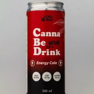 CBD Кола "CannaBeDrink COLA" 50 мг CBD, 200 мг кофеїн, 330 мл