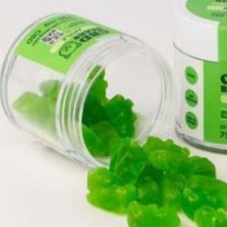 Желейні CBD (КБД) ведмедики зі смаком яблука (Vegan) - 1 шт/20 мг CBD