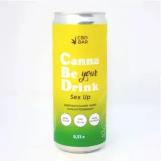 CBD Лимонад  "Sex Up", манго-персик, 50 мг CBD і мака перуанська, 330 мл
