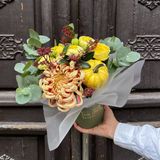 Композиція у коробочці "Міні-гарбузик"