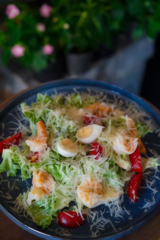 Салат Цезар з креветками (240г)