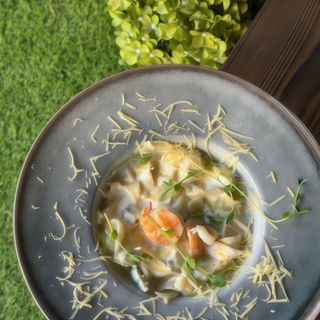 Паста з креветками і соусом Альфредо (250г)