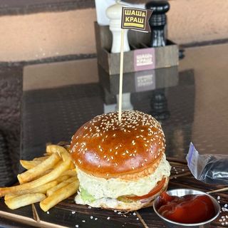 FISH Бургер (бургер з рибною котлетою)