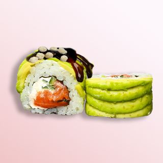 Рол Авокадо з лососем (280г/8шт)