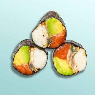 Рол без рису мікс риби (210г/6шт)